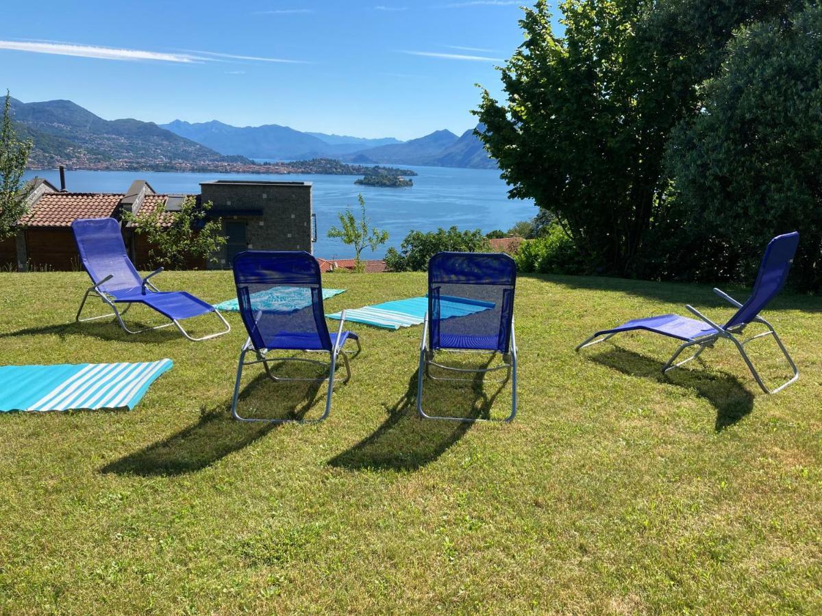 Armonie Del Lago - Lakeview Retreat With Private Garden, Pool & Jacuzzi Baveno Eksteriør bilde